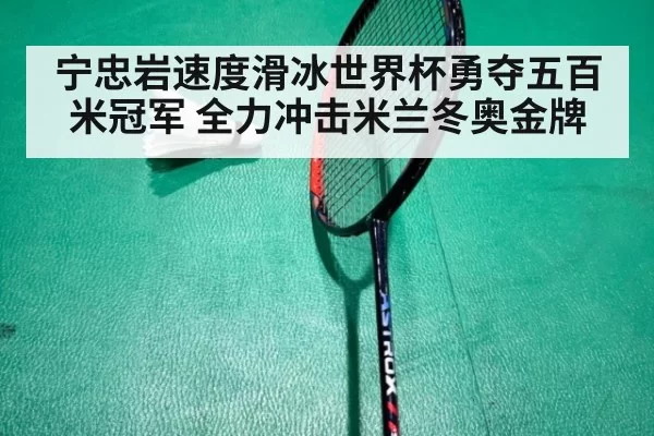 宁忠岩速度滑冰世界杯勇夺五百米冠军 全力冲击米兰冬奥金牌
